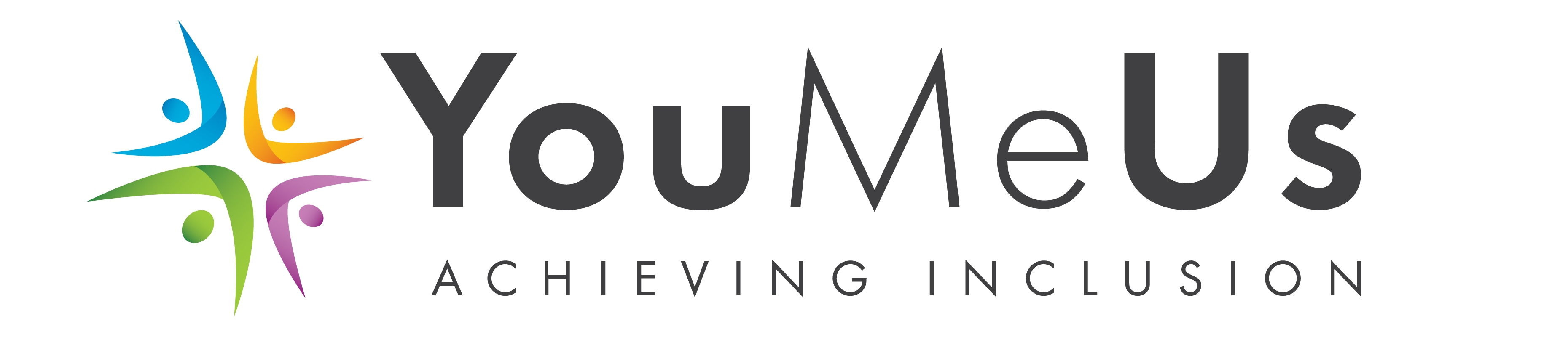 YouMeUs logo with text YouMeUs Achieving Inclusion